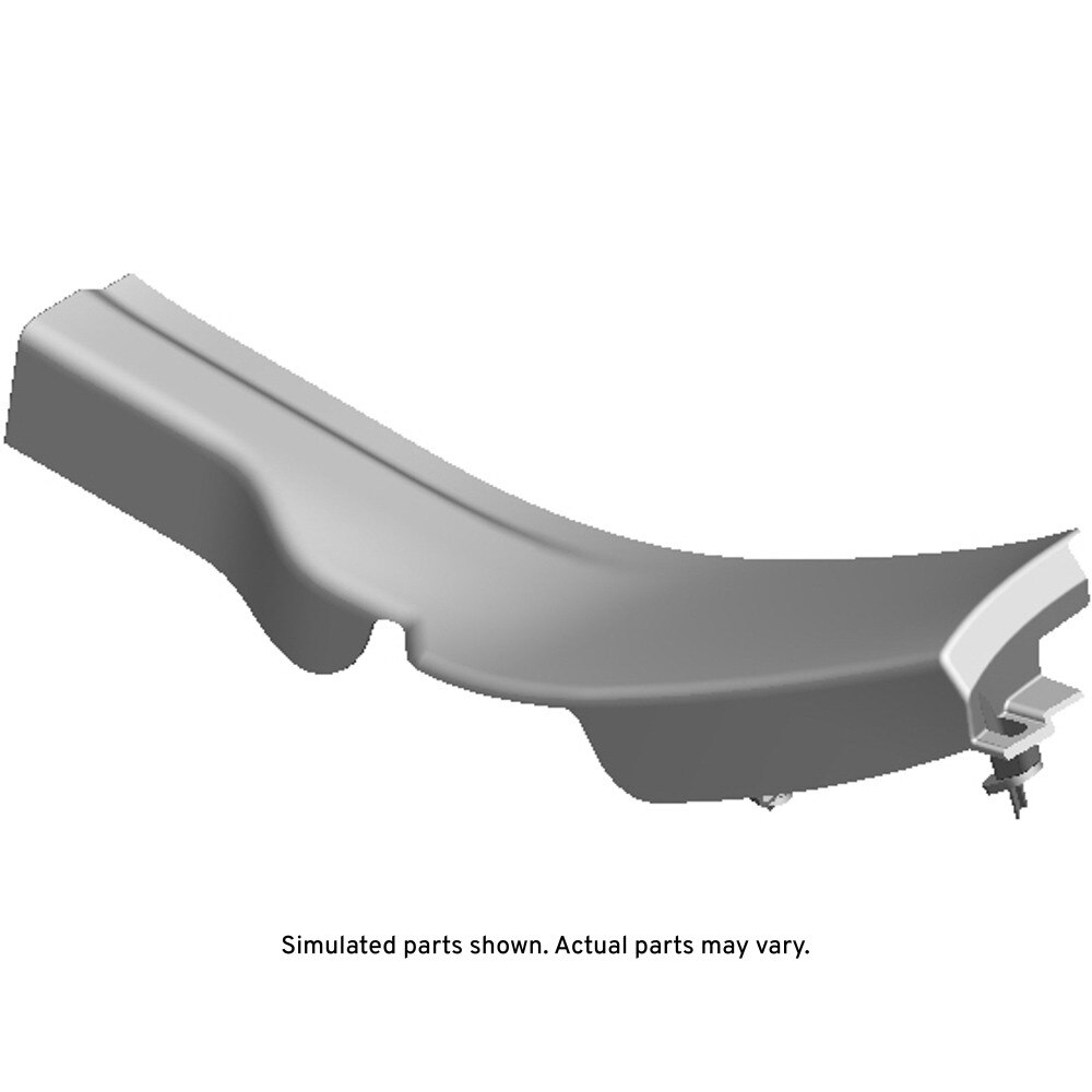GM Genuine Parts Jet Black Rear Passenger Side Door Sill Garnish Molding