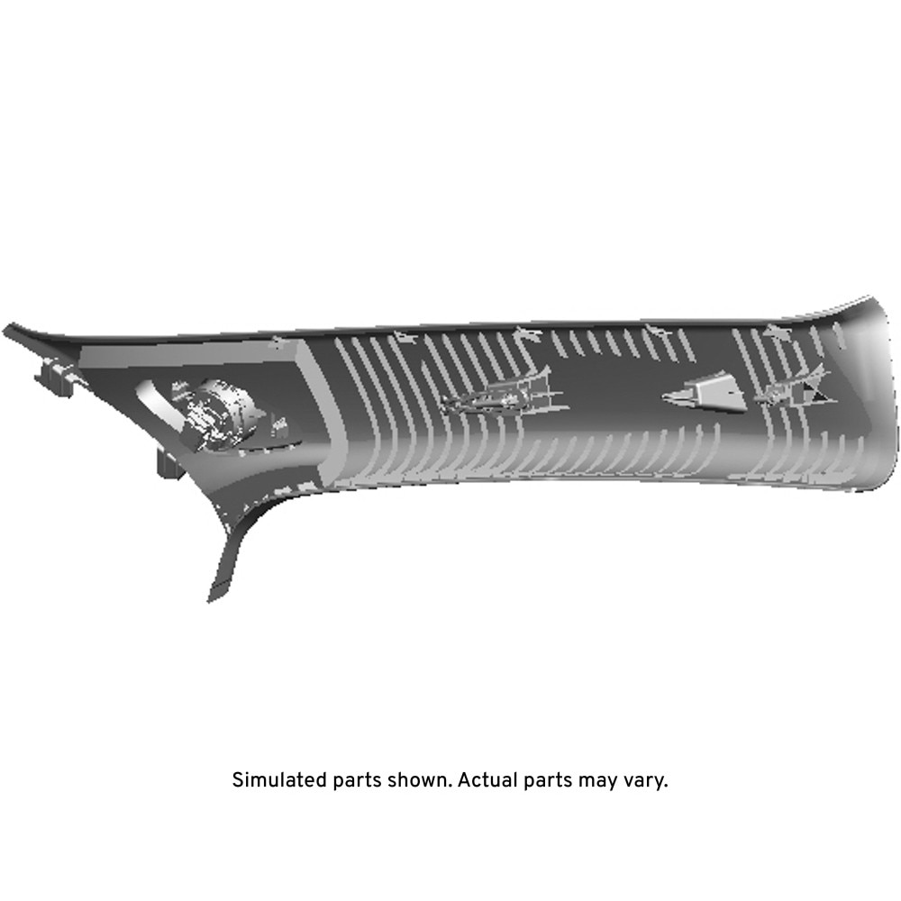GM Genuine Parts Jet Black Driver Side Windshield Garnish Molding
