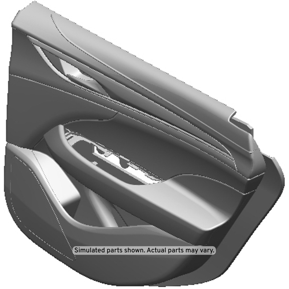 GM Genuine Parts Brandy Rear Passenger Side Door Trim