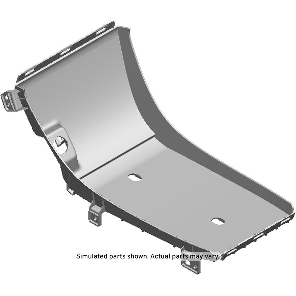 GM Genuine Parts Jet Black Front Floor Panel Plate