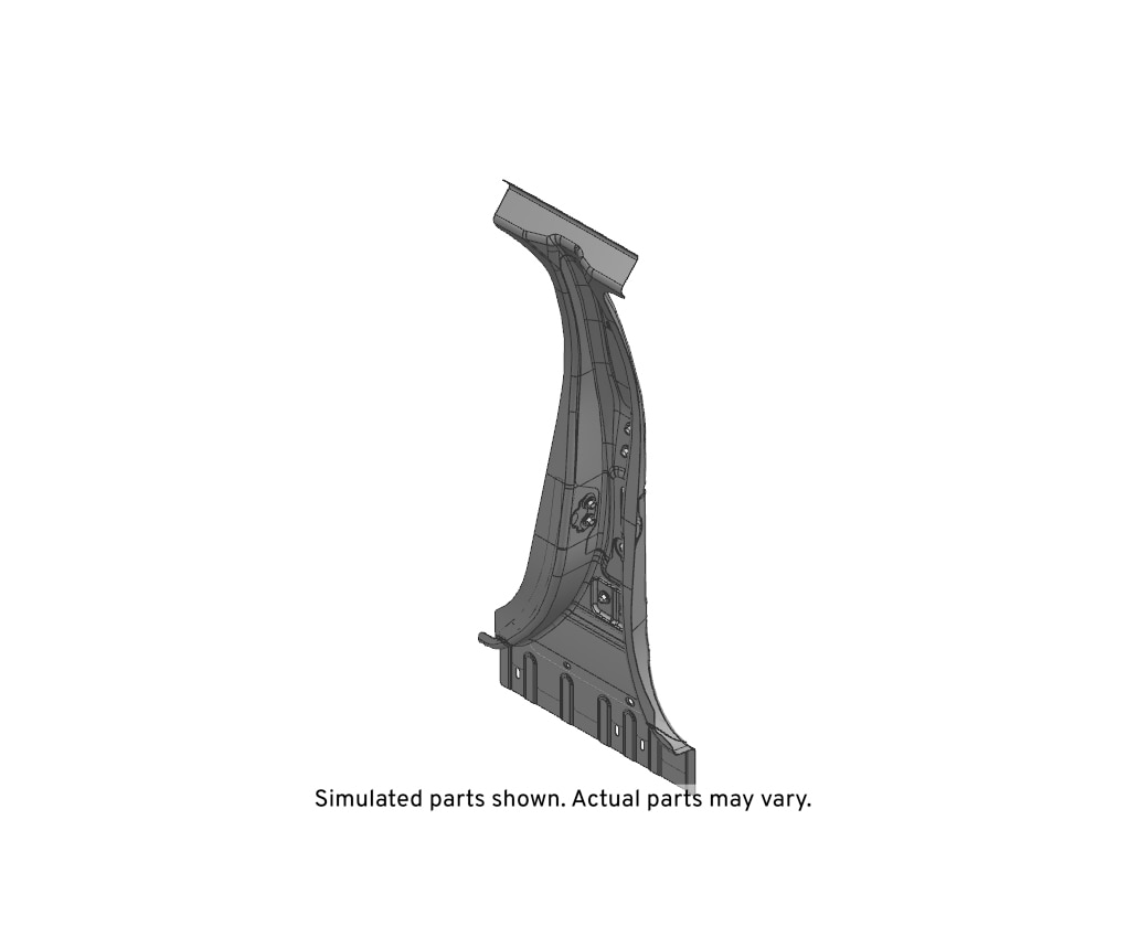 GM Genuine Parts Passenger Side Center Pillar Outer Panel Reinforcement