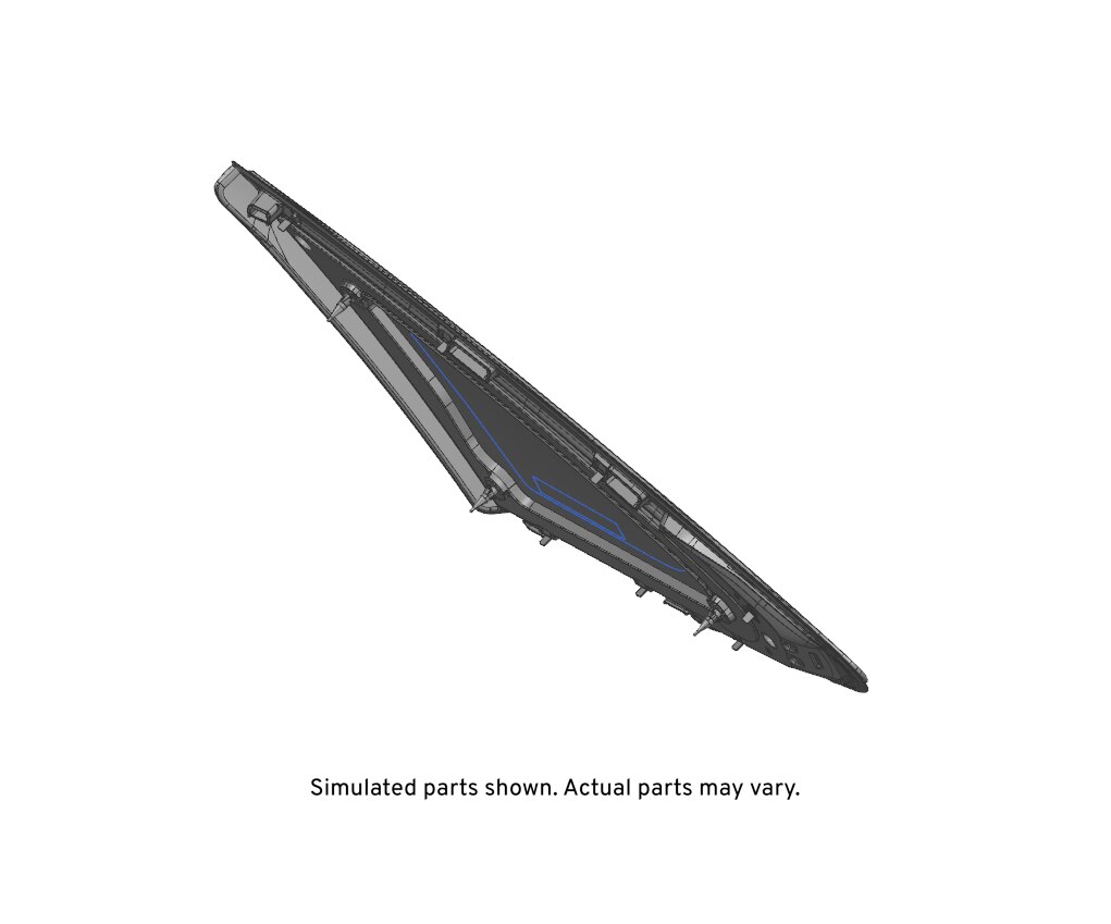 GM Genuine Parts Passenger Side Quarter Window