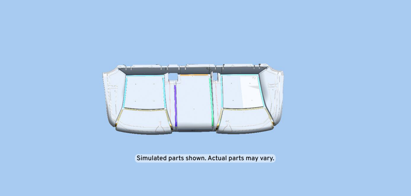 GM Genuine Parts Light Neutral Rear Seat Cushion