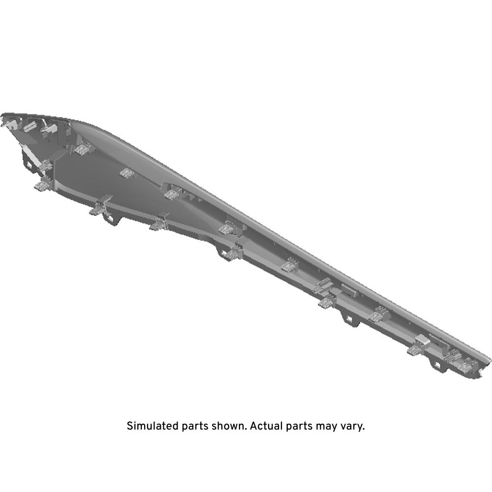 GM Genuine Parts Backen Black Front Floor Console Passenger Side Trim Panel