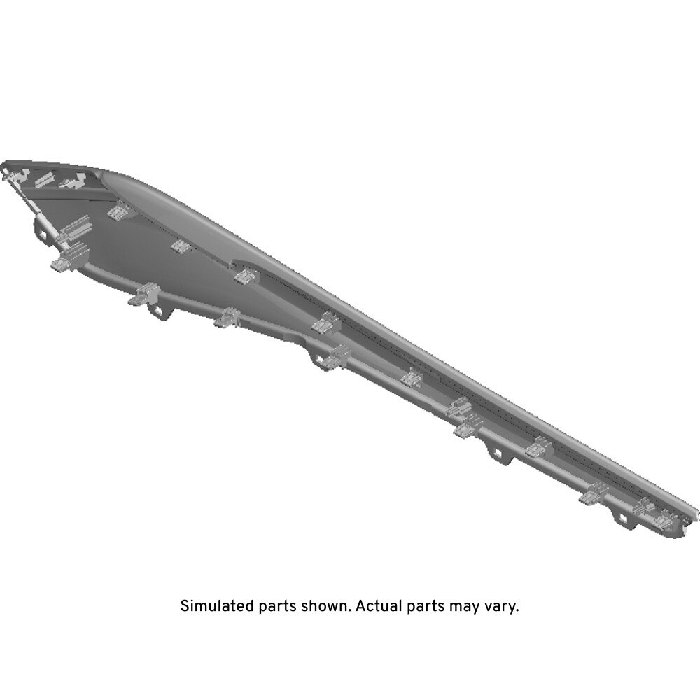 GM Genuine Parts Backen Black Front Floor Console Passenger Side Trim Panel