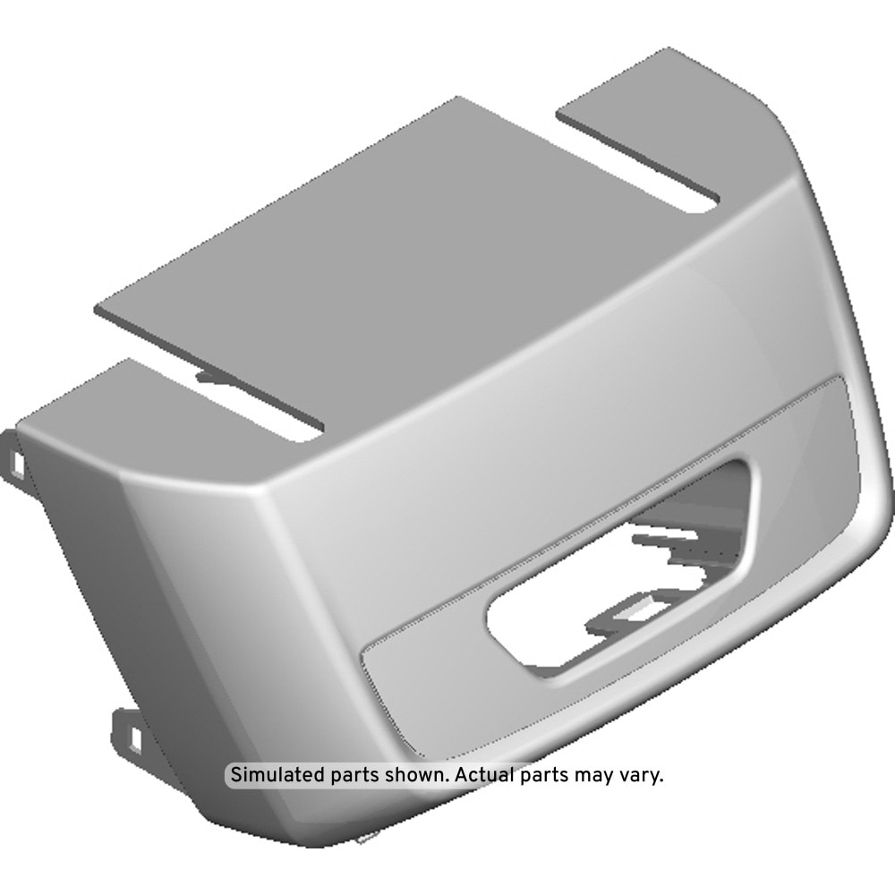 GM Genuine Parts Backen Black Front Floor Console Rear Trim Panel