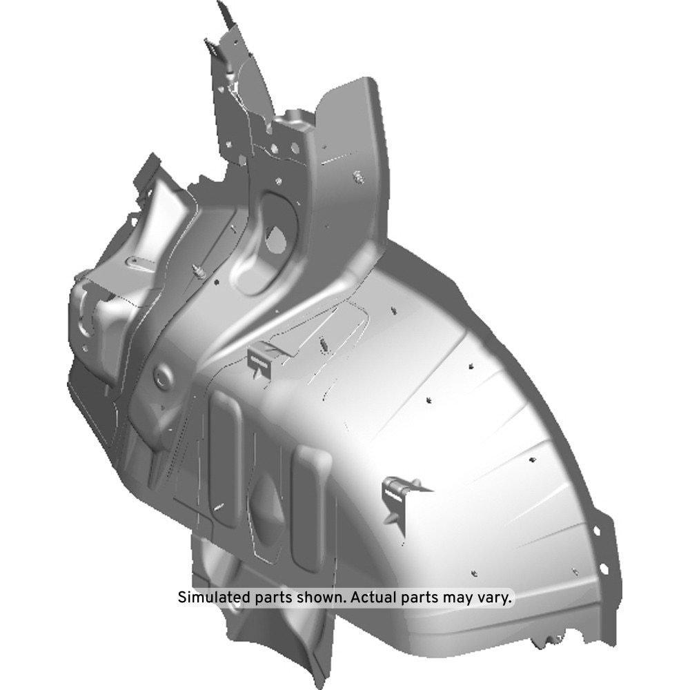 GM Genuine Parts Rear Passenger Side Wheelhouse Inner Panel