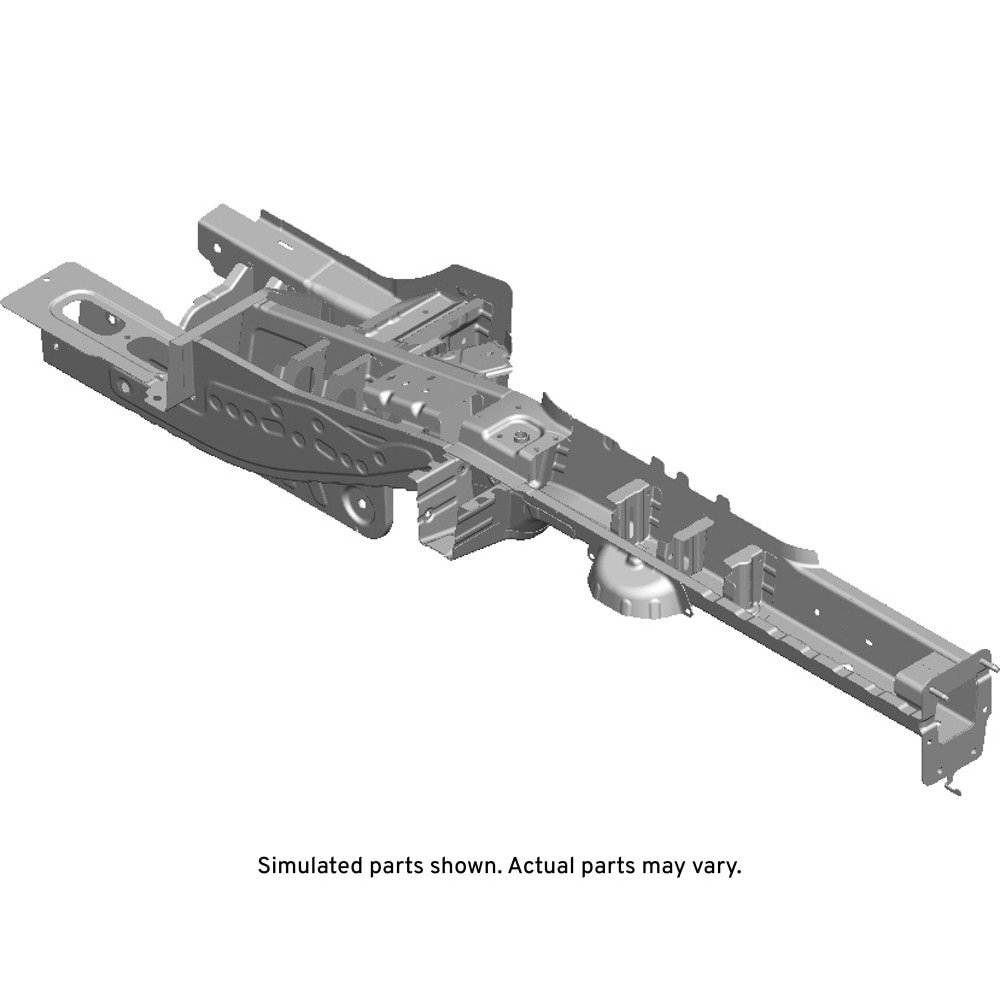 GM Genuine Parts Rear Compartment Passenger Side Floor Panel Rail with Rear Suspension Support
