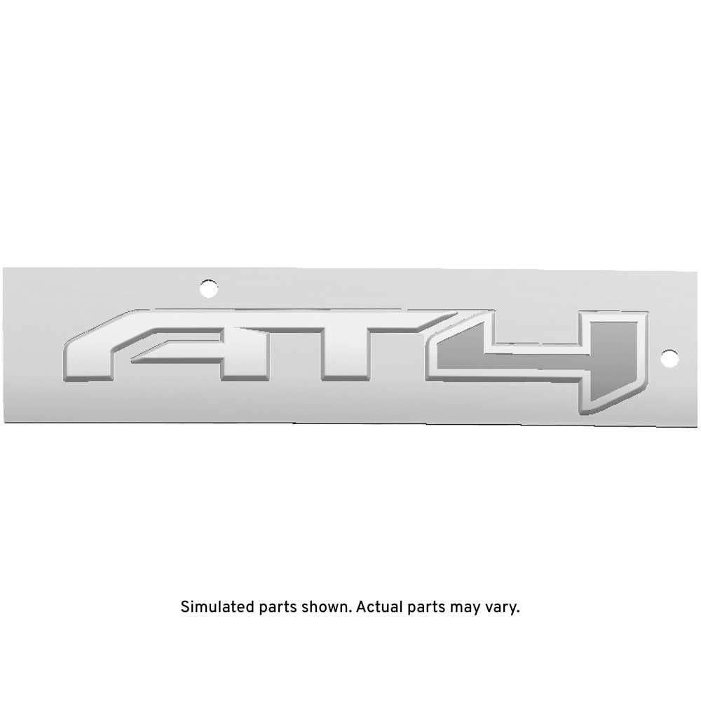 GM Genuine Parts Liftgate Trim Level North America Plate