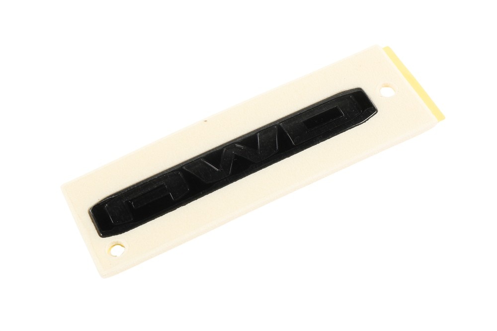 GM Genuine Parts Black Liftgate Transmission Name Plate