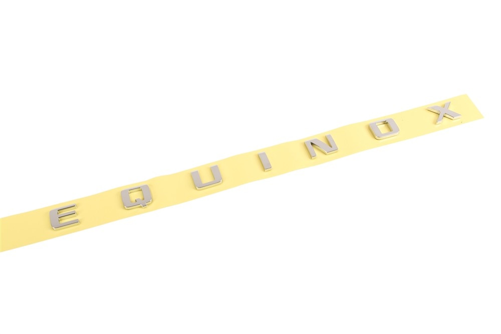 GM Genuine Parts Exterior Bright Chrome Front Passenger Side Door Vehicle Name Plate