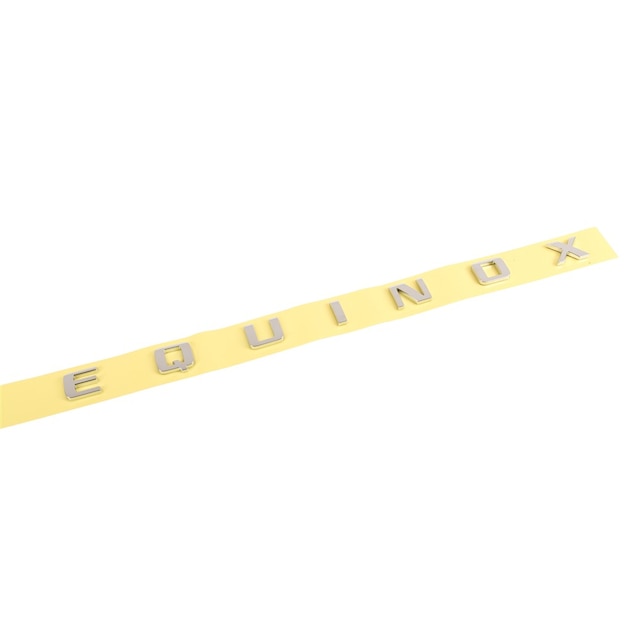 GM Genuine Parts Exterior Bright Chrome Front Passenger Side Door Vehicle Name Plate