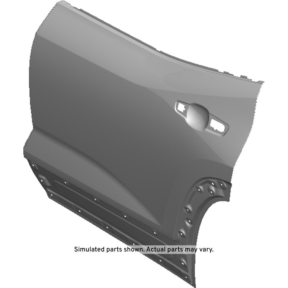 GM Genuine Parts Rear Driver Side  Door Outer Panel