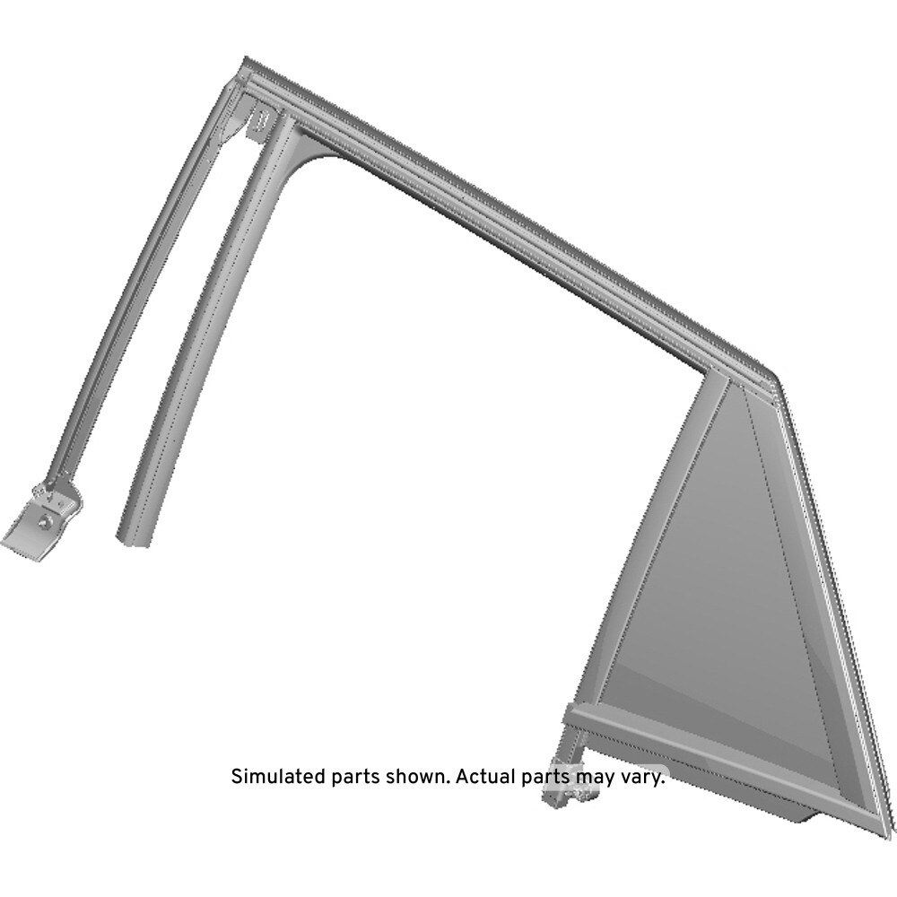 GM Genuine Parts Rear Driver Side Door Window Weatherstrip
