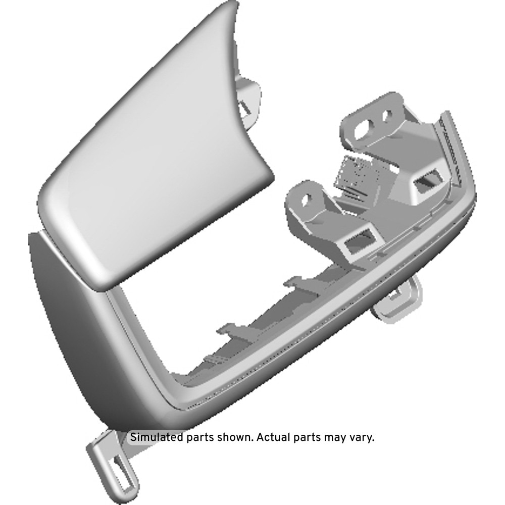 GM Genuine Parts Sheer Gray Driver Side Instrument Panel Upper Trim Panel