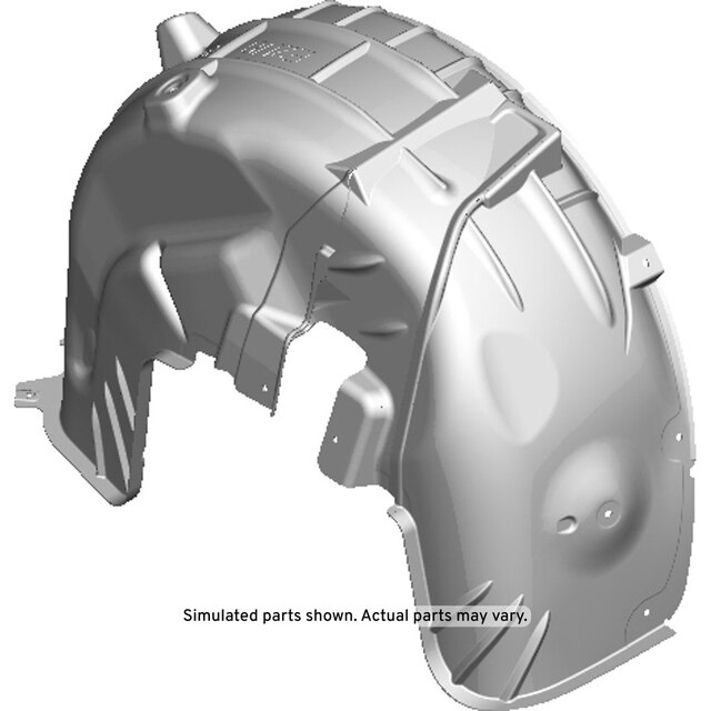 GM Genuine Parts Rear Passenger Side Wheelhouse Liner