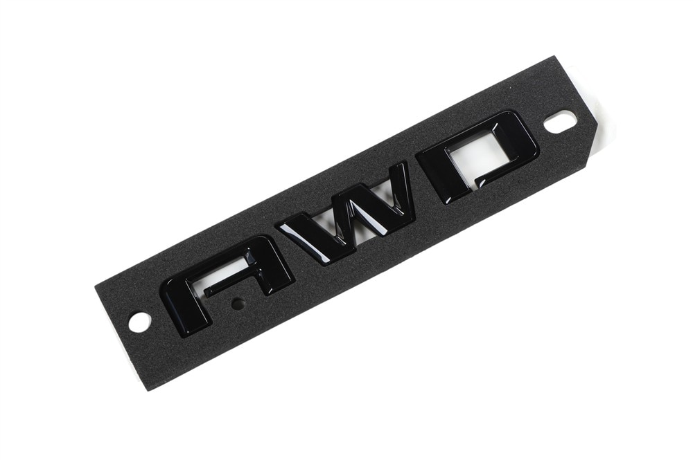 GM Genuine Parts Black Liftgate Transmission Name Plate