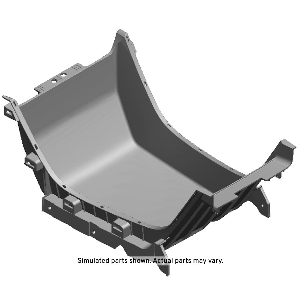 GM Genuine Parts Backen Black Front Floor Console Stowage Tray