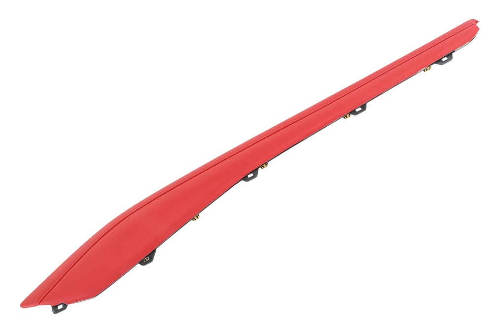GM Genuine Parts Adrenaline Red Front Floor Console Driver Side Trim Panel