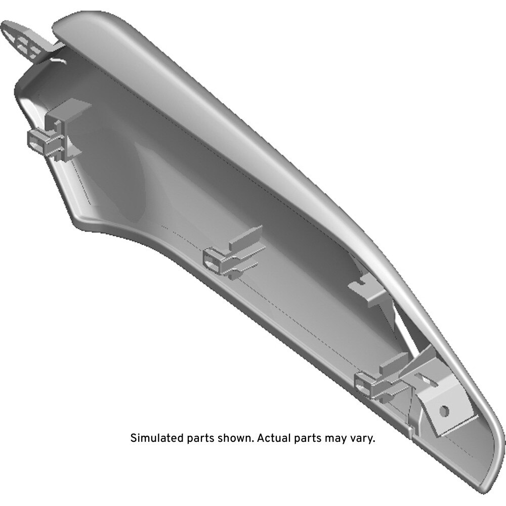 GM Genuine Parts Oxford Stone Front Floor Console Passenger Side Trim Panel