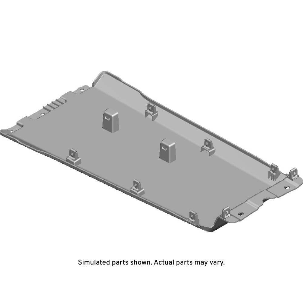 GM Genuine Parts Backen Black Front Floor Console Extension Panel
