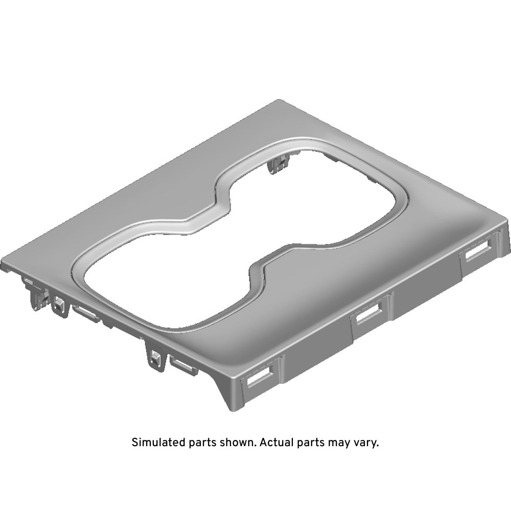 GM Genuine Parts Diffusion Front Floor Console Trim Plate