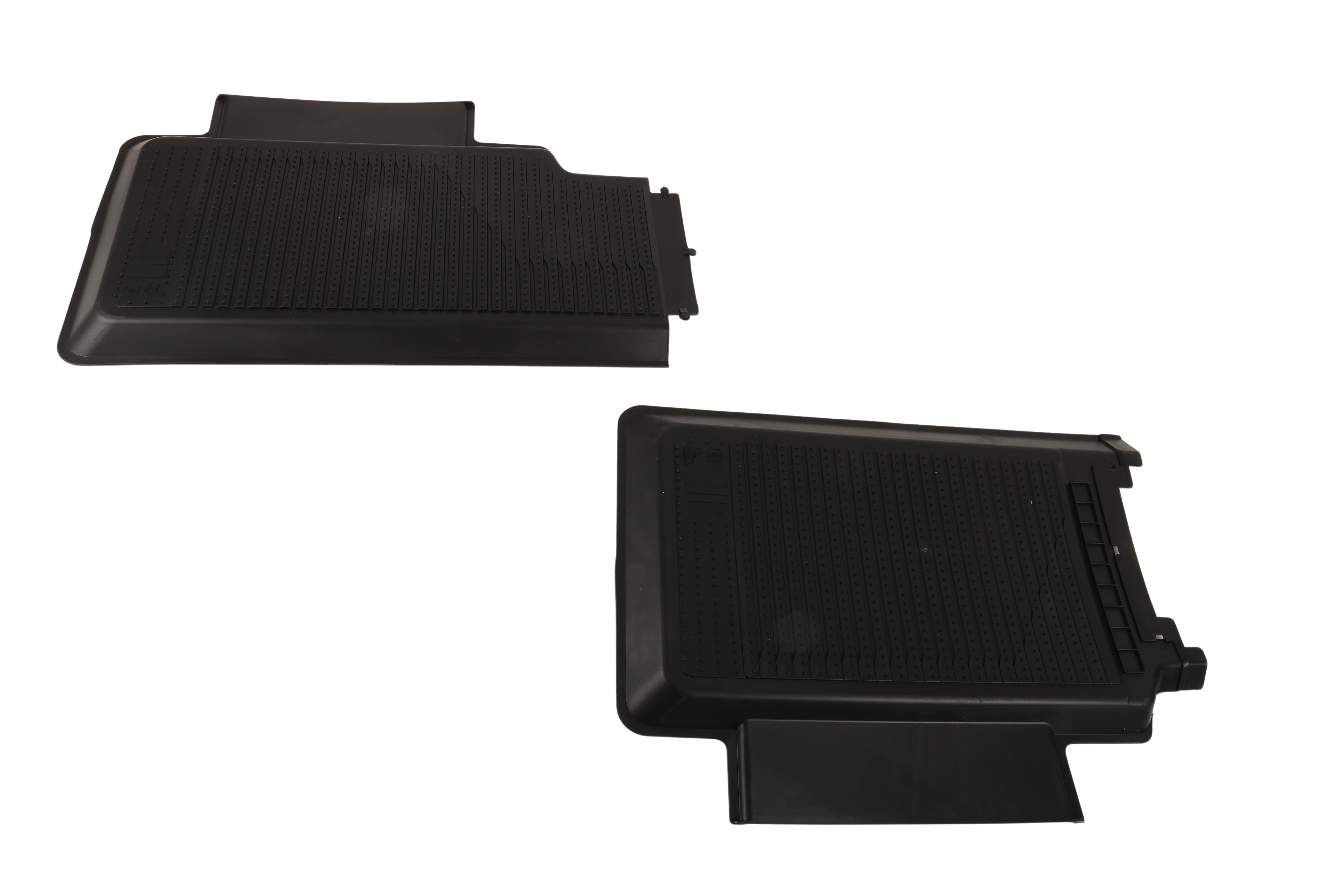 Second-Row Interlocking Premium All-Weather Floor Liner in Jet