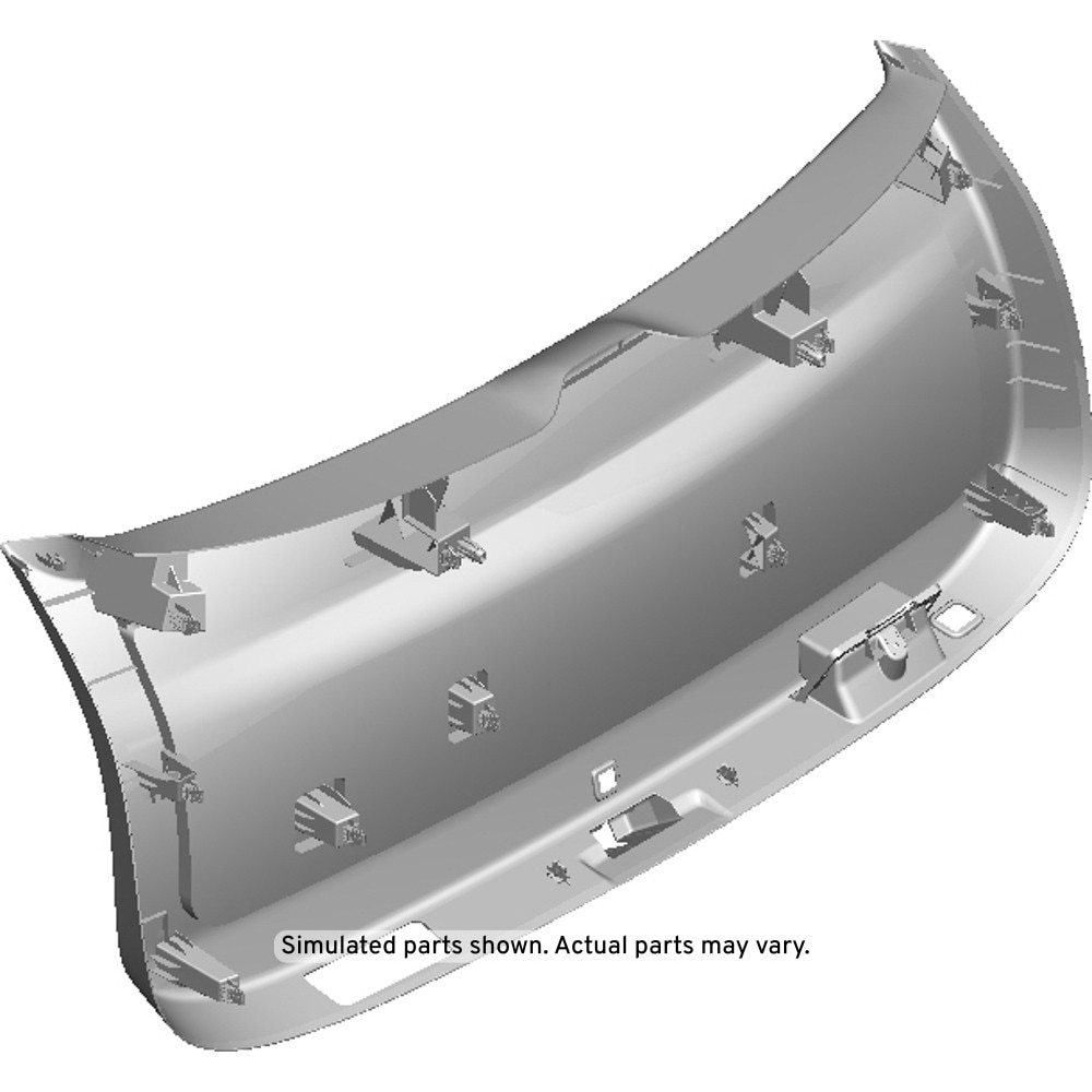 GM Genuine Parts Backen Black Liftgate Lower Trim Finish Panel