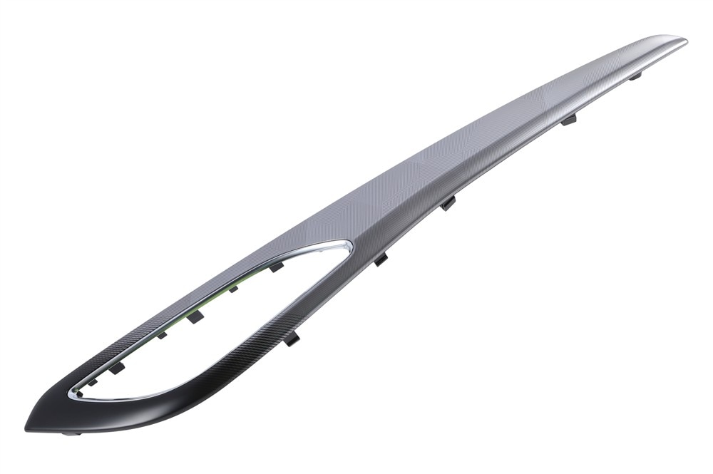 GM Genuine Parts Ombre Track Rear Passenger Side Door Trim Panel Applique