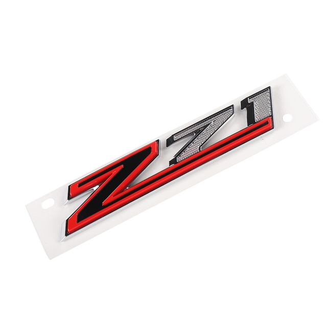 GM Genuine Parts Red Liftgate Trim Level Name Plate