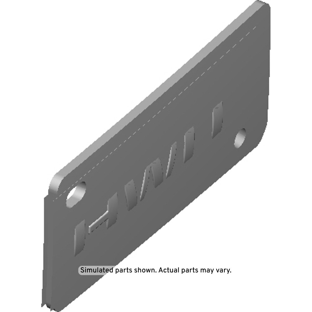 GM Genuine Parts Black Liftgate Transmission Name Plate