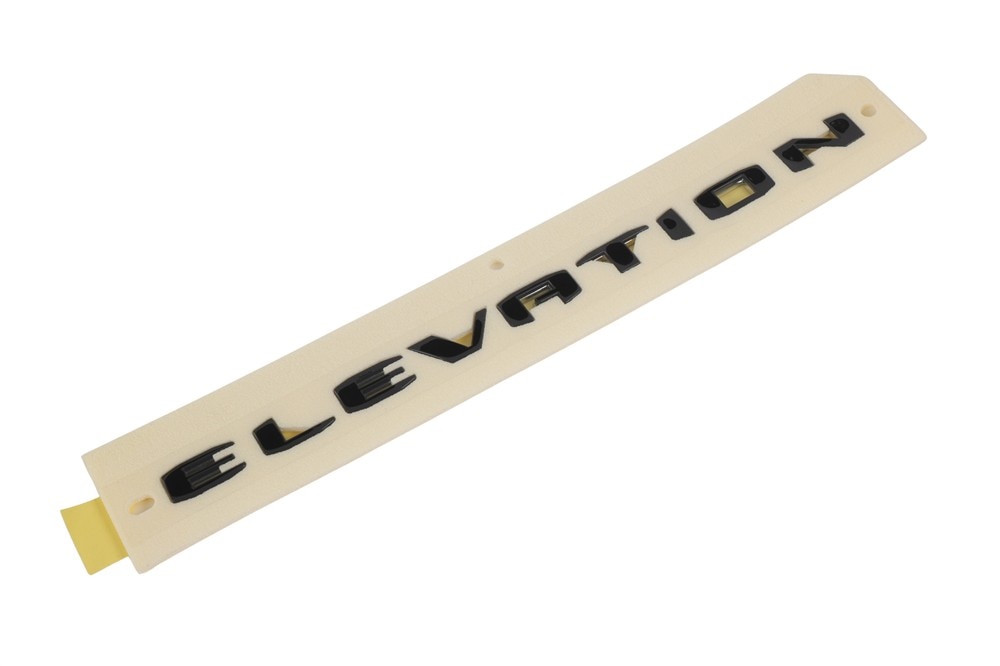 GM Genuine Parts Exterior Bright Chrome Liftgate Trim Level Name Plate