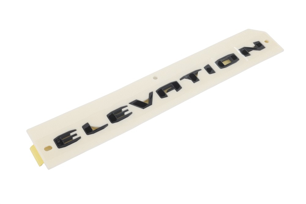 GM Genuine Parts Black Liftgate Trim Level Name Plate