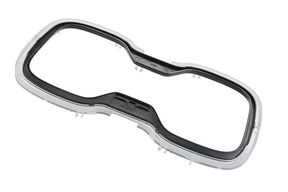 GM Genuine Parts Piano Black Front Floor Console Cup Holder Opening Trim Plate
