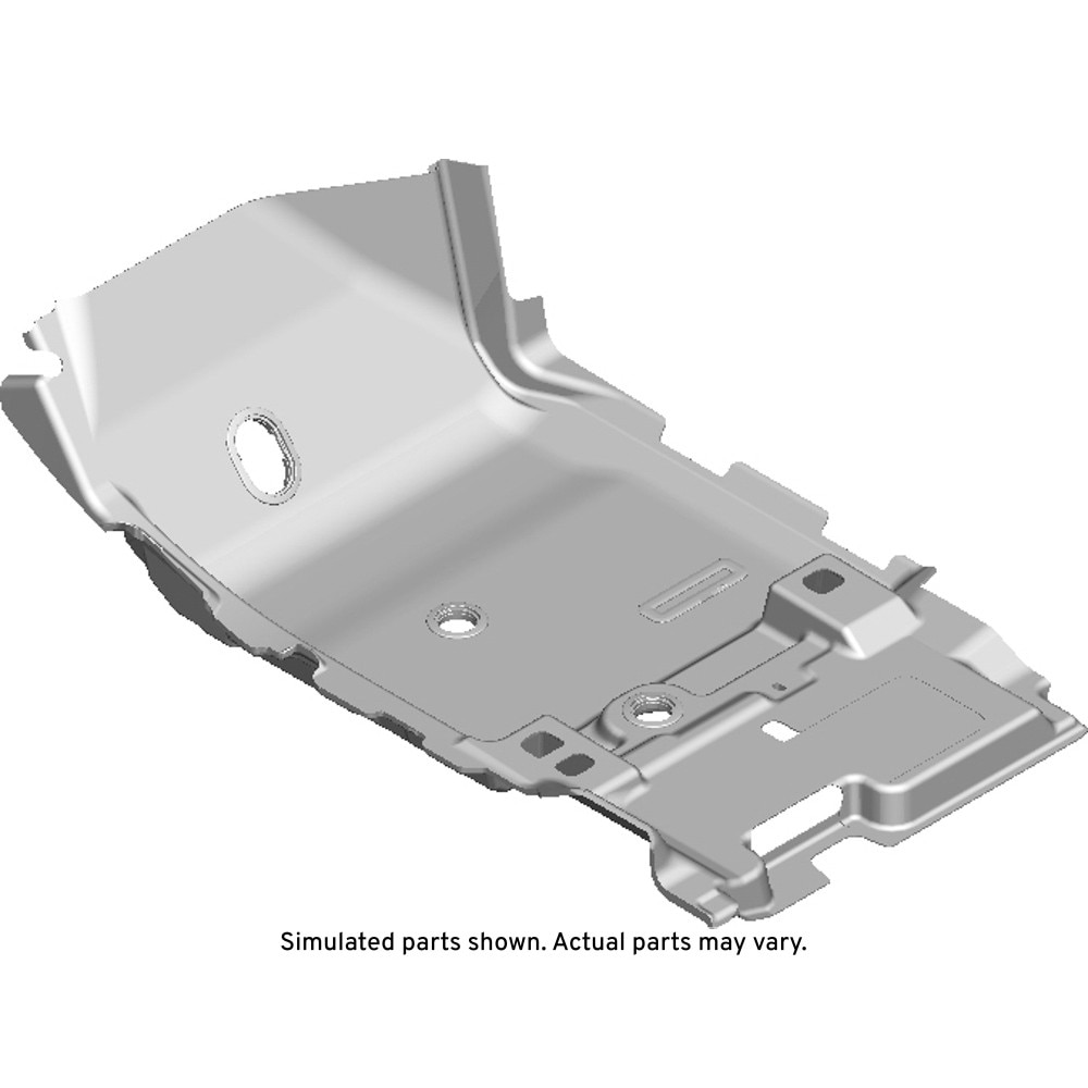 GM Genuine Parts Backen Black Front Floor Panel Passenger Side Mat