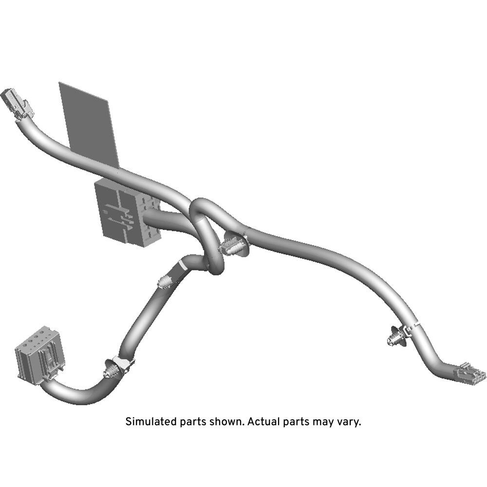 GM Genuine Parts Rear Passenger Side Door Lock Wiring Harness