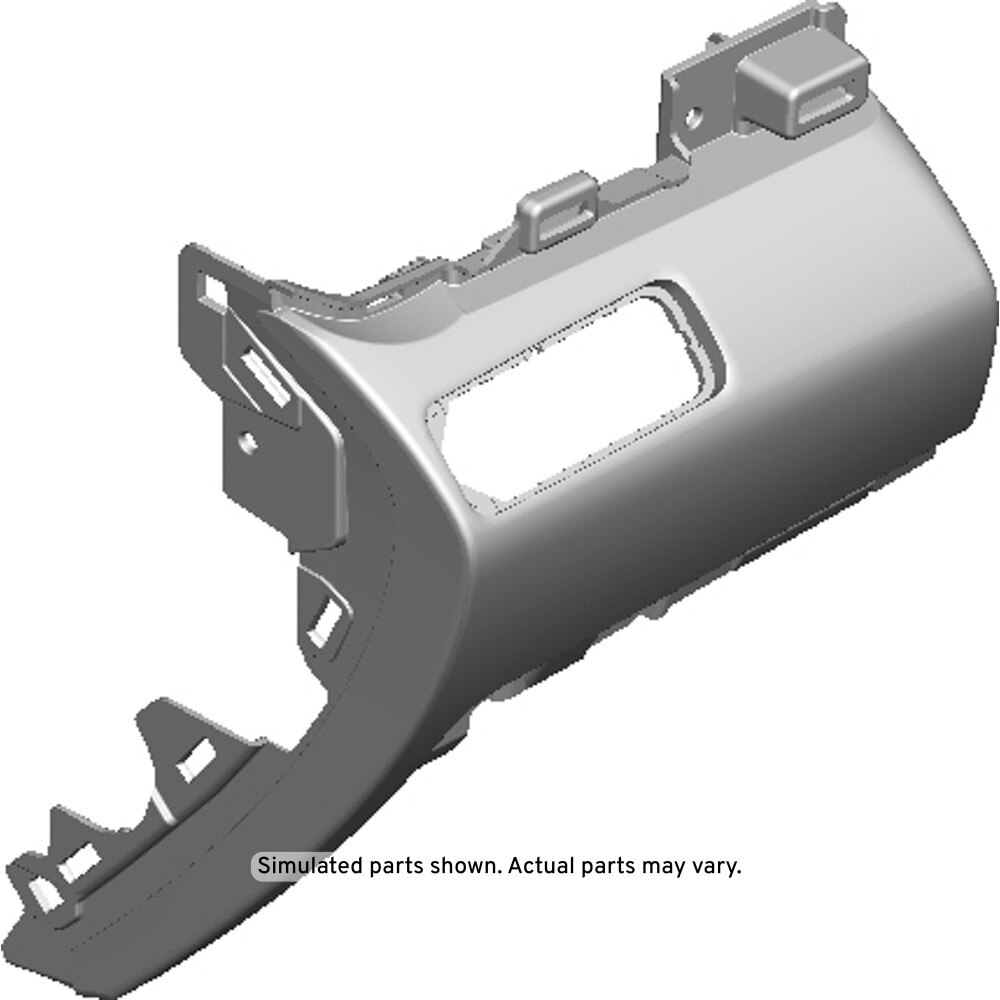 GM Genuine Parts Backen Black Instrument Panel Knee Bolster