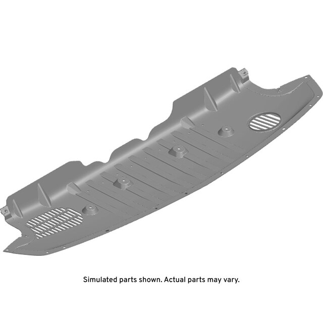 GM Genuine Parts Underbody Rear Air Rear Deflector
