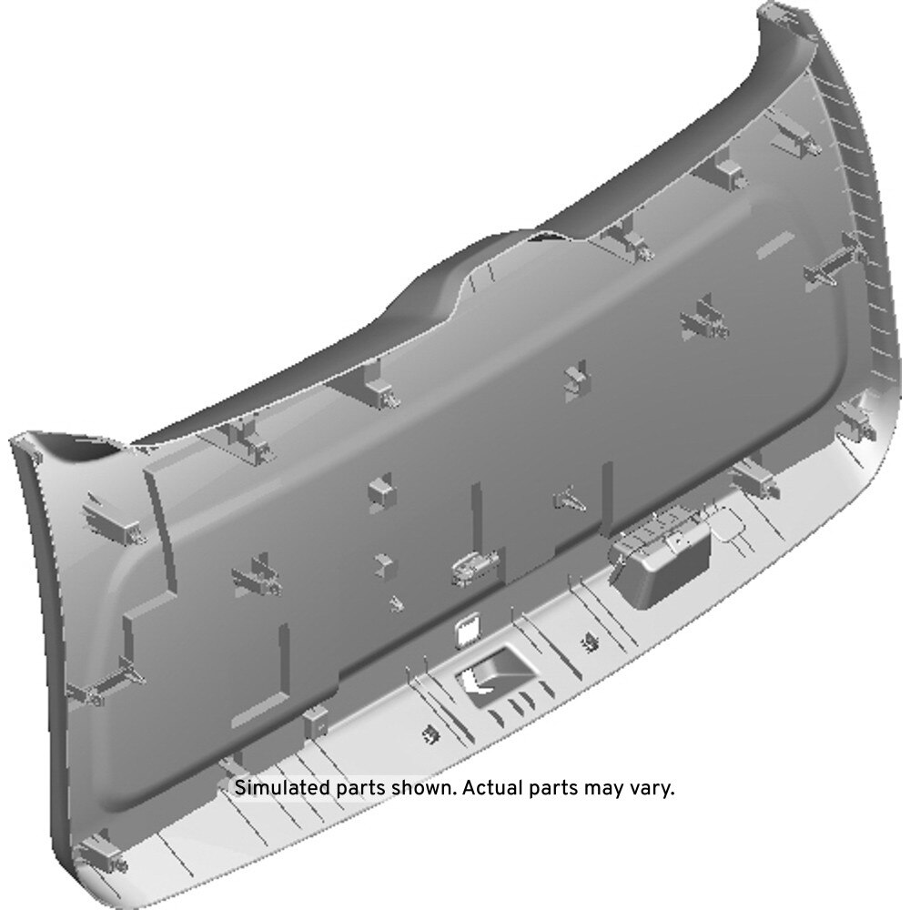 GM Genuine Parts Backen Black Liftgate Lower Trim Finish Panel