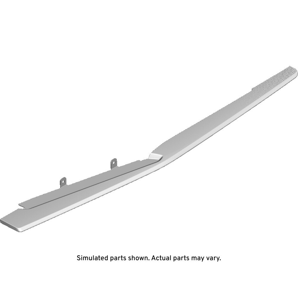GM Genuine Parts Warm Anderson Silver Passenger Side Instrument Panel Trim Plate Applique