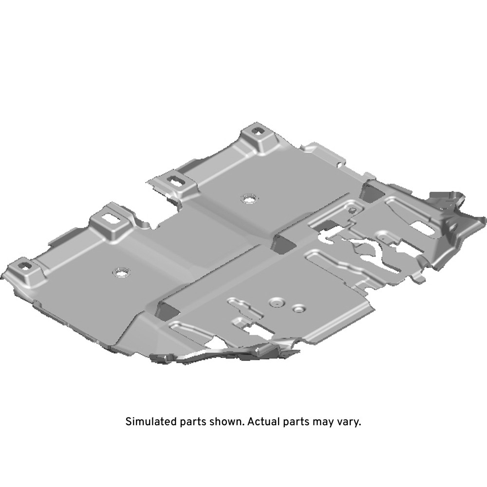 GM Genuine Parts Backen Black Rear Floor Panel Carpet