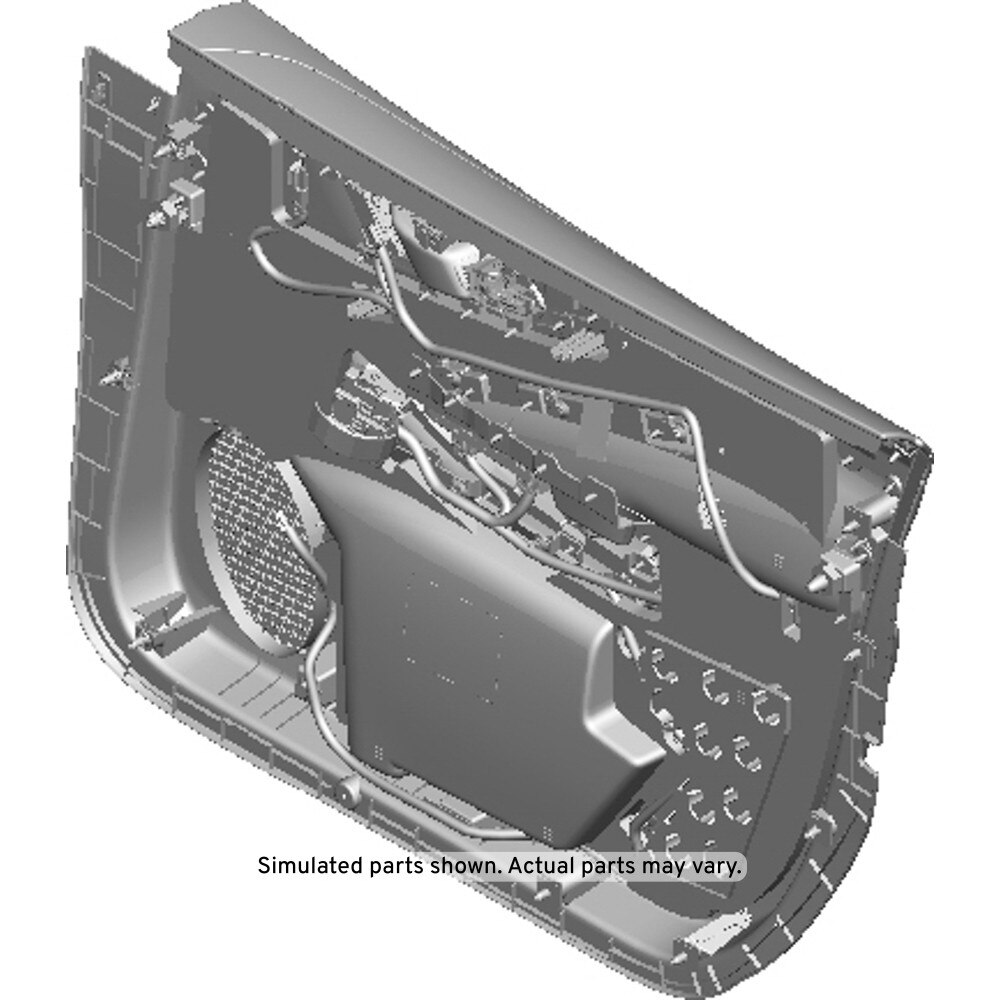 GM Genuine Parts Sky Cool Gray Front Driver Side Door Trim