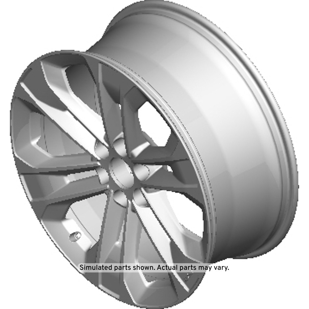 GM Genuine Parts Carbon Flash Metallic Front and Rear Wheel