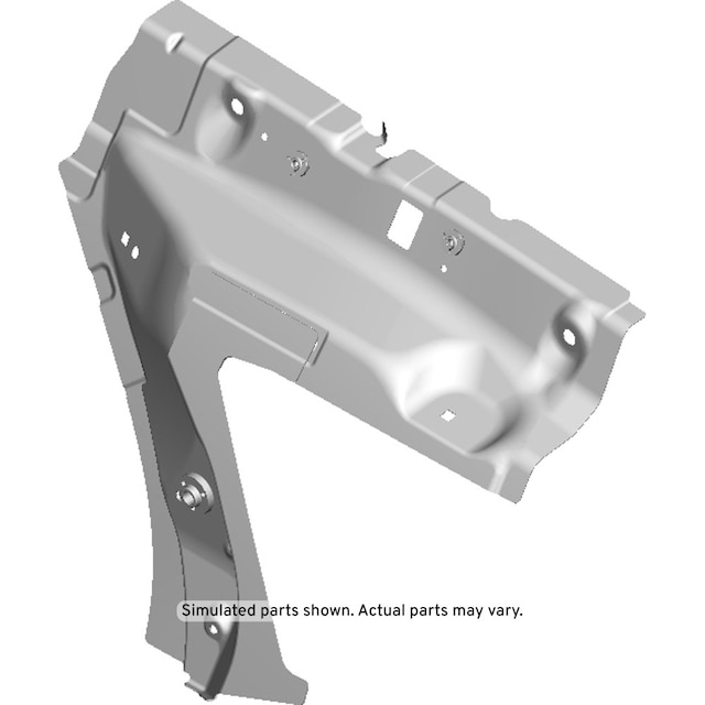 GM Genuine Parts Rear Driver Side Seat Belt Guide Reinforcement