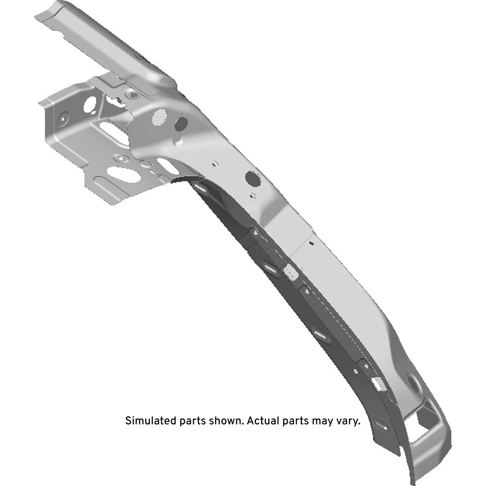 GM Genuine Parts Passenger Side Back Body Pillar Inner Panel