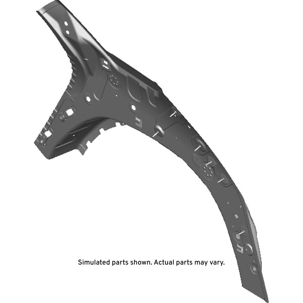 GM Genuine Parts Passenger Side Quarter Inner Panel