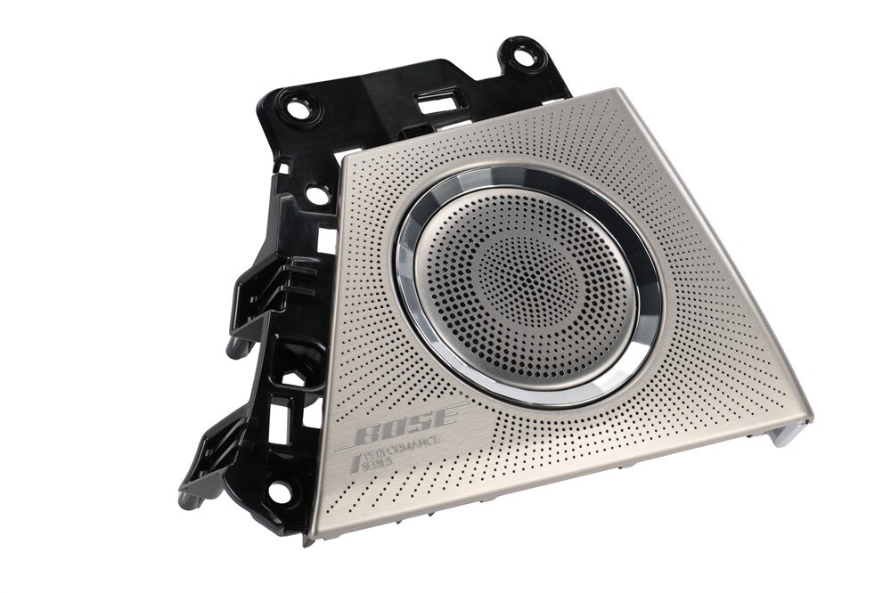 GM Genuine Parts Luminary Stainless Radio Rear Drivers Side Door Upper Speaker Grille