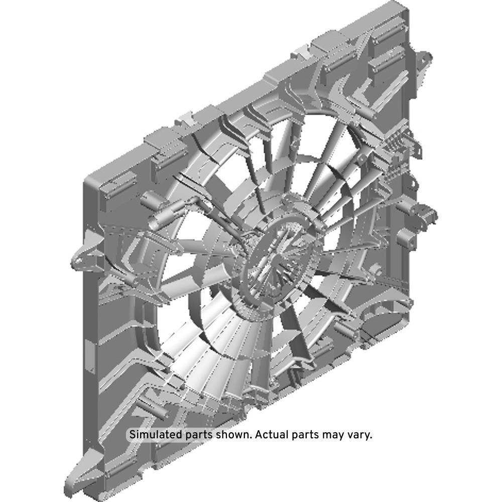 GM Genuine Parts Cooling Fan Motor