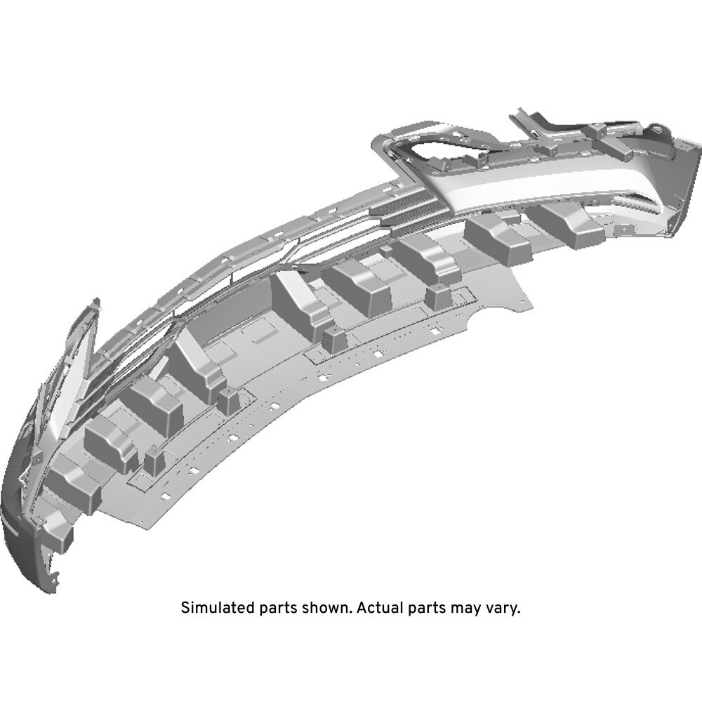 GM Genuine Parts Front Bumper Upper Fascia