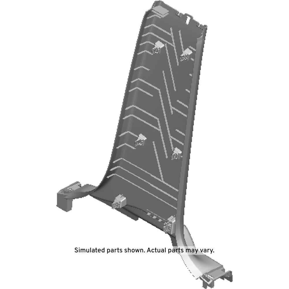 GM Genuine Parts Backen Black Driver Side Center Pillar Lower Trim Panel